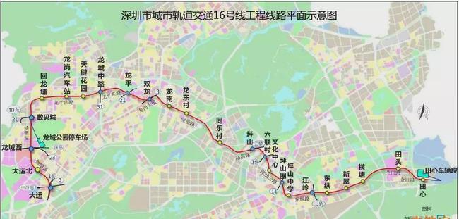 深圳地鐵16號(hào)線最新線路圖，城市發(fā)展的脈絡(luò)與未來展望